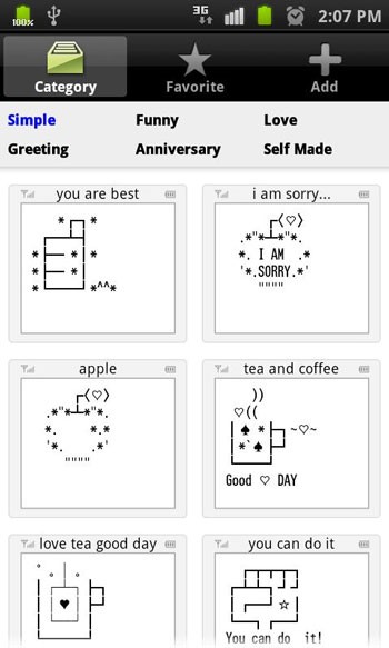 Text Smiley For Android