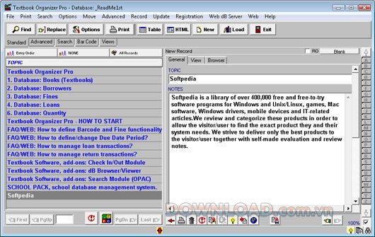 PrimaSoft Textbook Organizer Pro