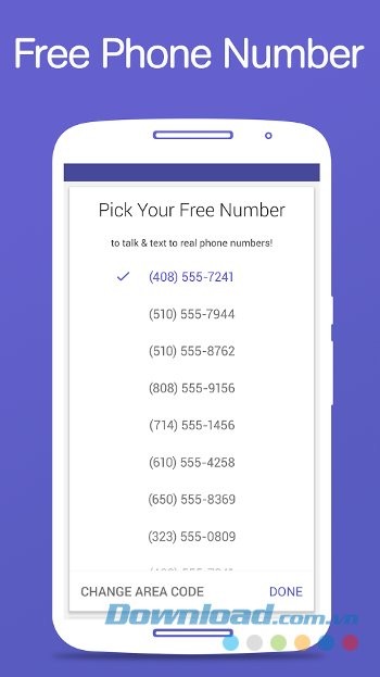 Textfree cung cấp cho người dùng số điện thoại Mỹ miễn phí