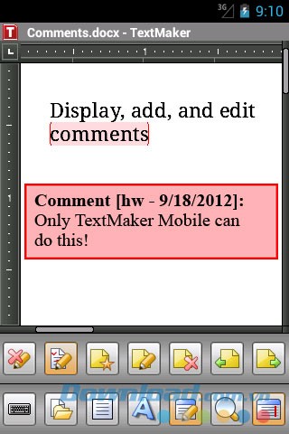 TextMaker Mobile for Android