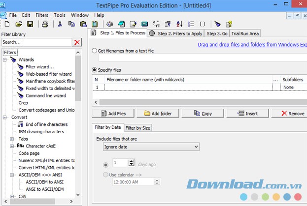 Giao diện TextPipe Pro