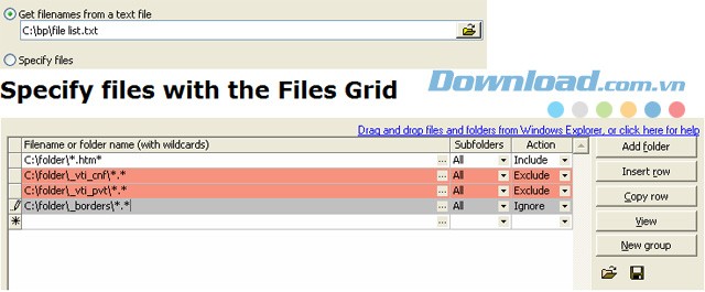 Chọn file cần chuyển đổi