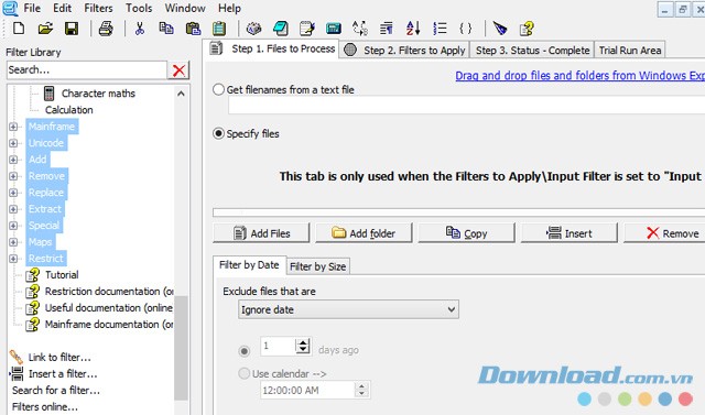 Các thao tác nâng cao trong TextPipe Pro