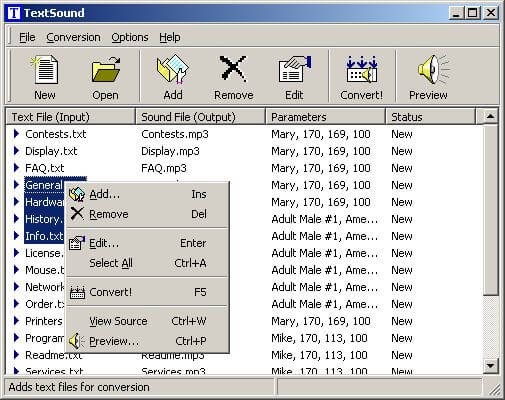 Giao diện Textsound