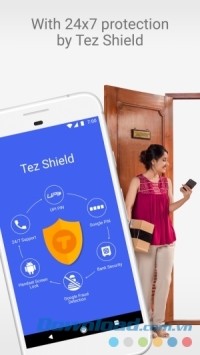 Công nghệ bảo mật 24/7 của Tez cho Android