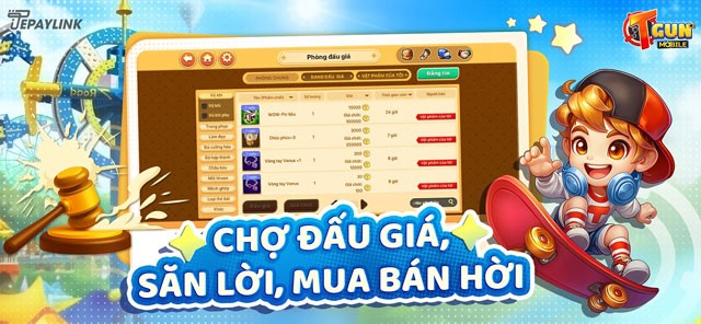 Chợ đấu giá, săn lời, mua bán hời