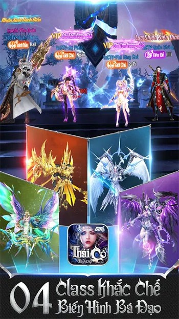 Thái Cổ Thần Vương mang tới 4 lớp nhân vật