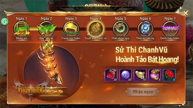 Vũ khí trong Thần Khúc Mobile