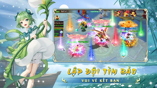 Lập đội tìm bảo vật, vui vè kết bạn