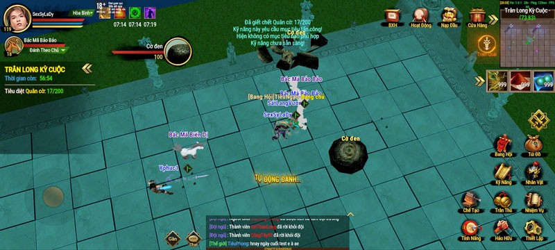 Train quái, săn boss, PK kịch tính bất kể ngày đêm