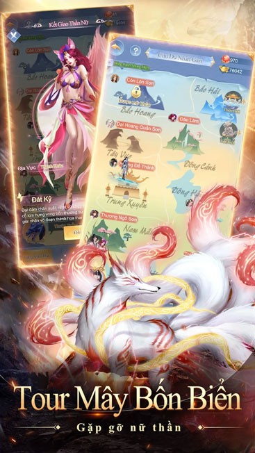 Tour mây bốn biển