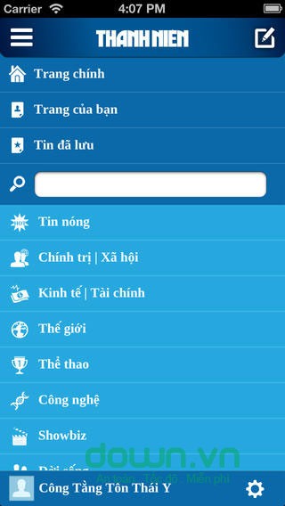 Báo Thanh niên cho Android