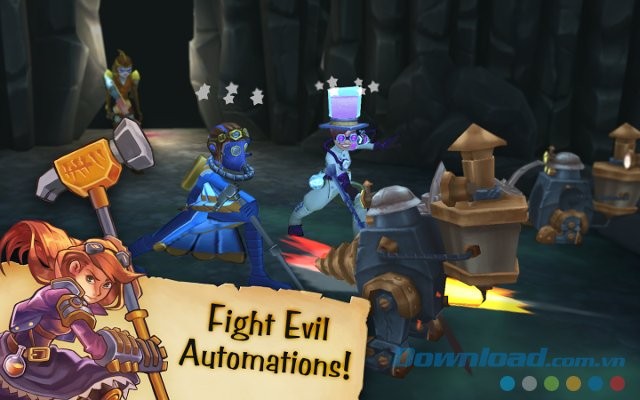 Chiến đấu với cỗ máy khổng lồ đáng sợ