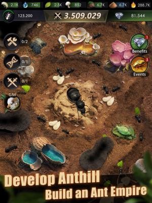 Phát triển vương quốc kiến của bạn trong game The Ants Underground Kingdom