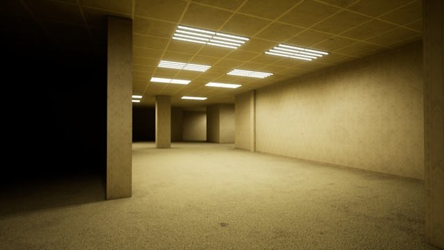 The Backrooms Deluxe 2 là game kinh dị miễn phí chủ đề Backrooms