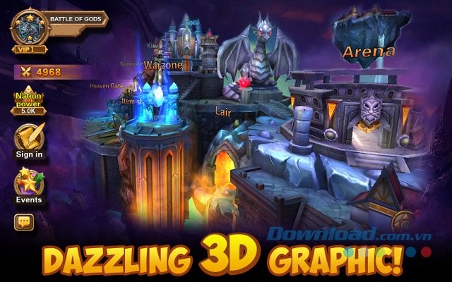 Đồ họa đỉnh cao của The Battle of Gods: Apocalyse