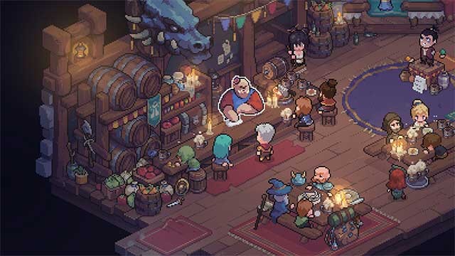 Giao lưu với các nhân vật trong quán rượu