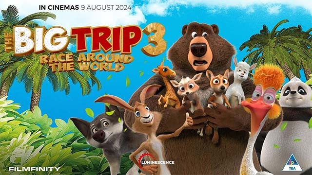 Poster phim hoạt hình chiếu rạp The Big Trip 3: Race Around the World