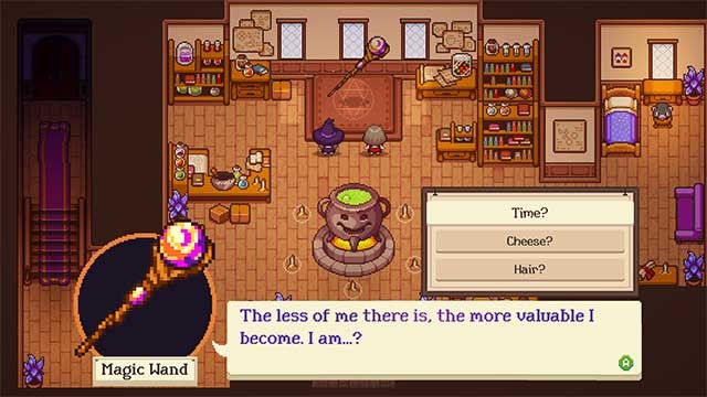 The Cauldron Kids game có nhiều đoạn hội thoại và mini game vui nhộn