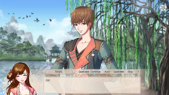 Game The Cloud Dream of the Nine đưa bạn vào trải nghiệm ngôn tình cổ điển phong cách Visual Novel