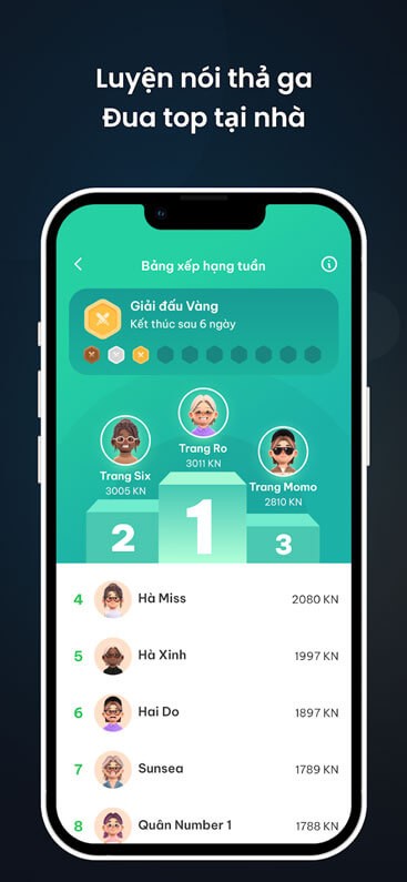 Đua top với người học khác