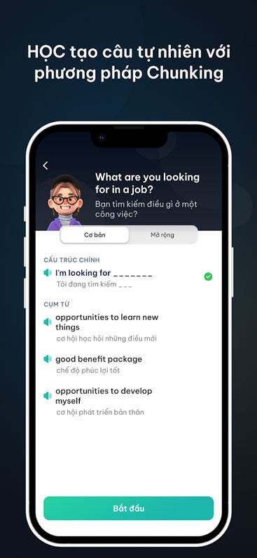 Học tập với phương pháp Chunking
