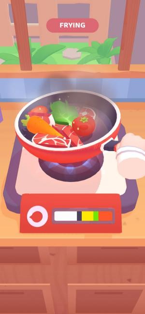 Nấu ăn trước khi phục vụ thực khách