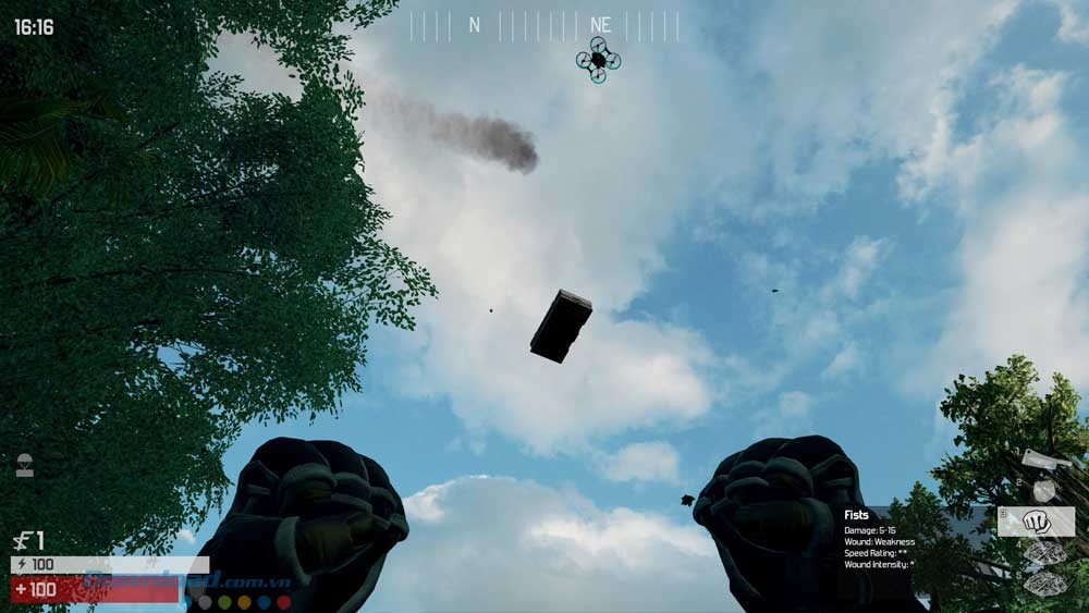 Đón đồ tiếp tế