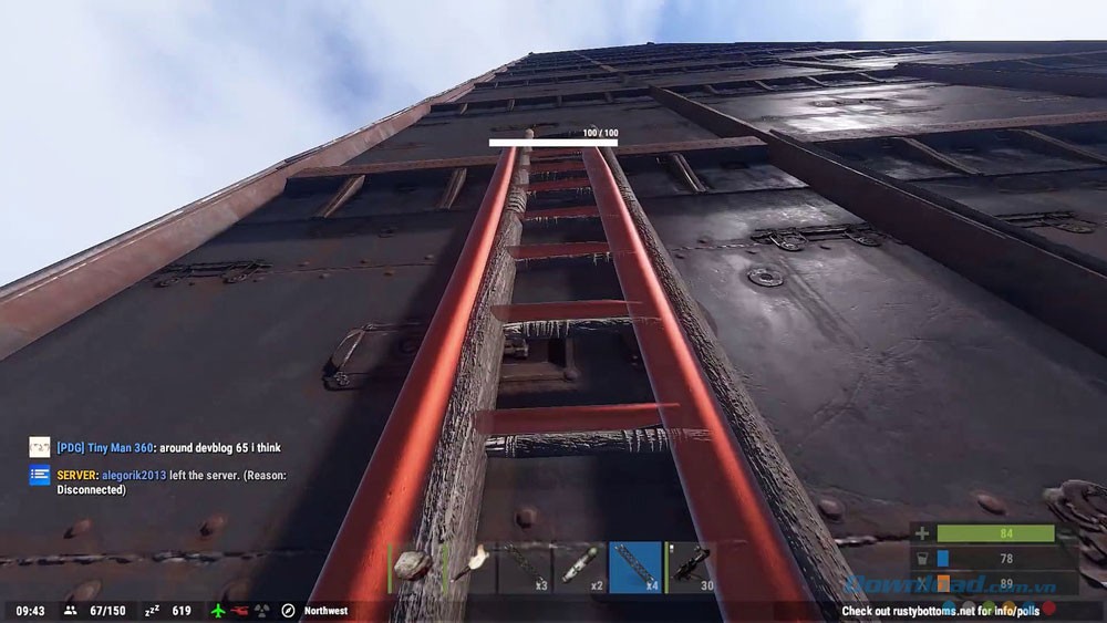 Các tòa nhà trên hòn đảo