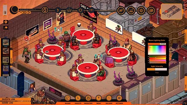 Quản lý một quán ăn trong vũ trụ