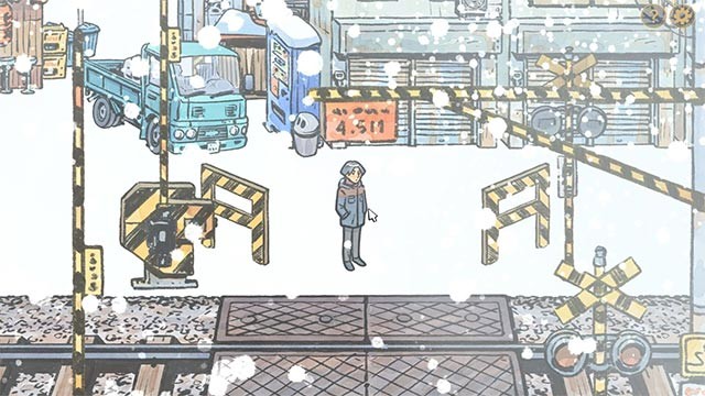 Cùng nhân vật chính khám phá ngôi làng Nhật Bản chìm trong tuyết trắng