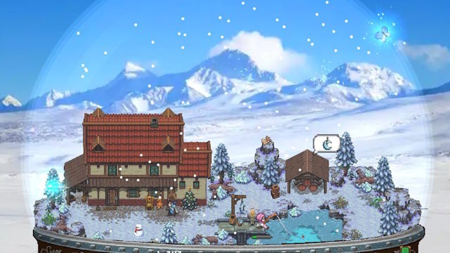 Xây dựng không gian sống mơ ước của bạn bên trong một quả cầu tuyết