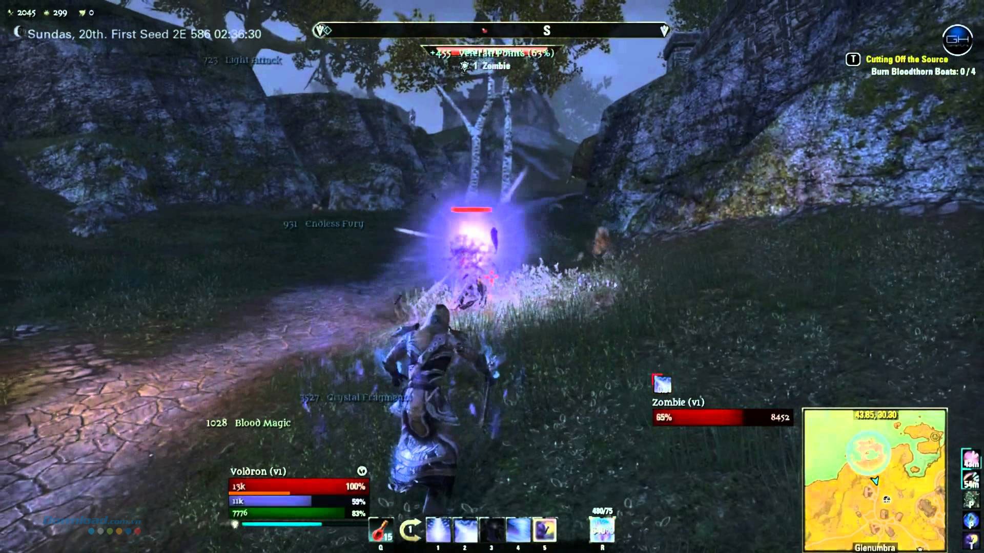 Một hình ảnh gameplay trong The Elder Scrolls Online