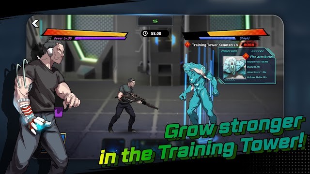 Trở nên ngày càng mạnh mẽ hơn trong tháp huấn luyện