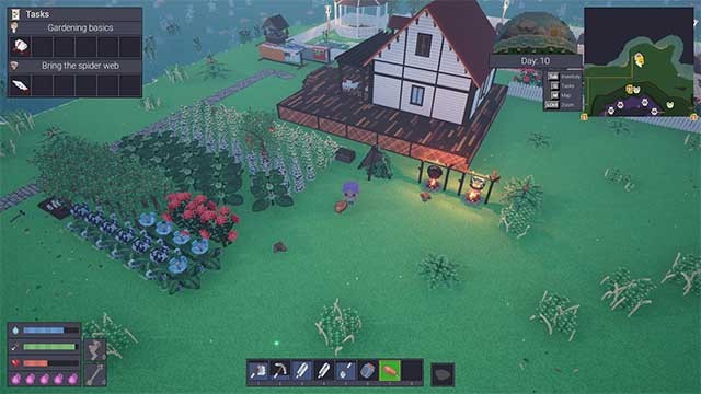 Ngoài xây dựng trang trại, game có rất nhiều hoạt động thú vị để bạn trải nghiệm