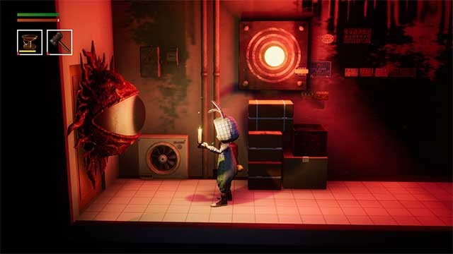 Bầu không khí kinh dị được tăng cường thông qua nhạc nền và đồ họa đen tối