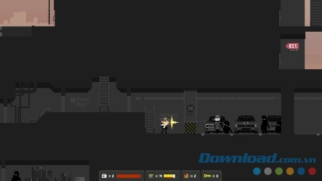 Sử dụng nhiều vũ khí trong game hành động phiêu lưu The Final Station cho máy tính và Mac