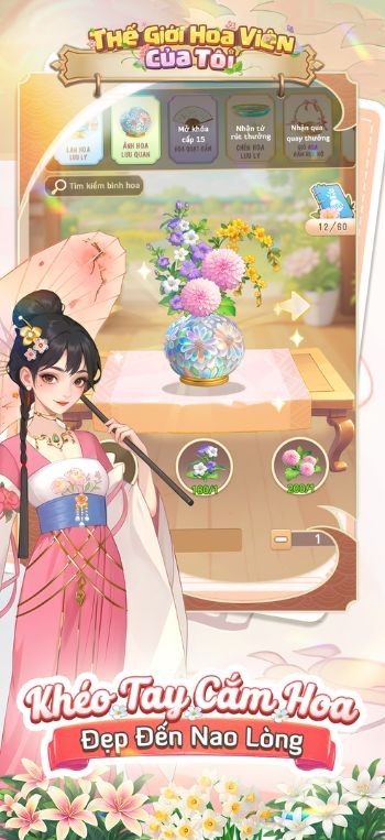 Khéo tay cắm hoa, đẹp đến nao lòng