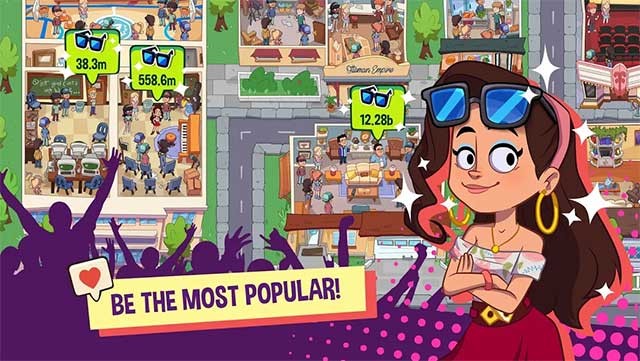 Nhấn để thu thập Cool Point, kết bạn và trở nên nổi tiếng