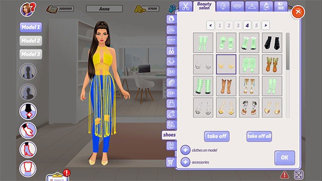 Thiết kế thời trang cao cấp và chuyên nghiệp trong The Great Couturier