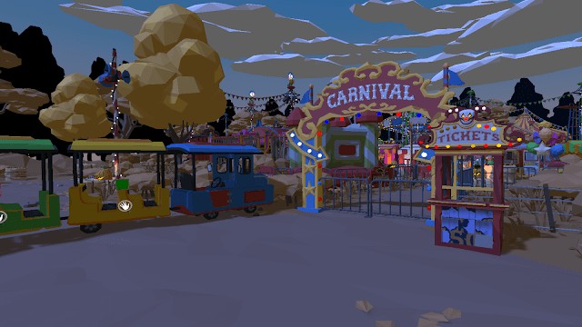 Game The Haunted Carnival lấy bối cảnh là một lễ hội ma quái