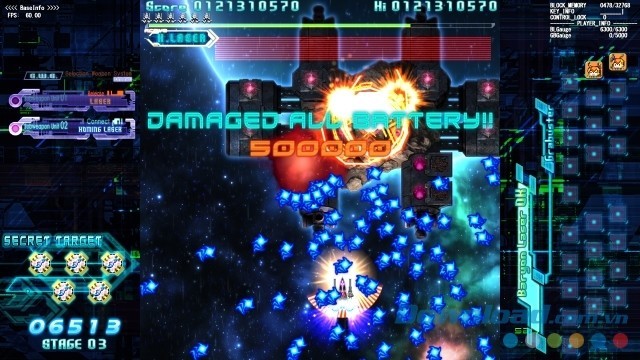 Gây ra lực công phá mạnh nhất trong game bắn súng không gian The Hurricane of the Varstray -Collateral hazard- cho máy tính