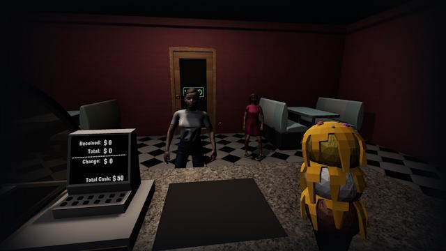 Quản lý một cửa hàng kem nhỏ vào ca đêm trong The Ice Cream Shop