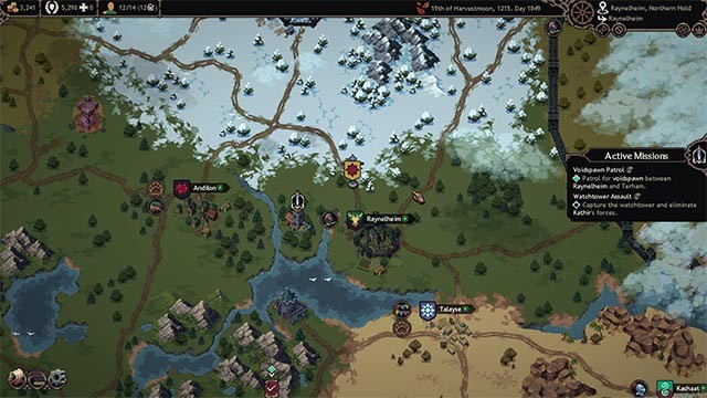 Chỉ huy lực lượng lính đánh thuê trong cuộc chiến quy mô lớn, bao phủ khắp vùng đất