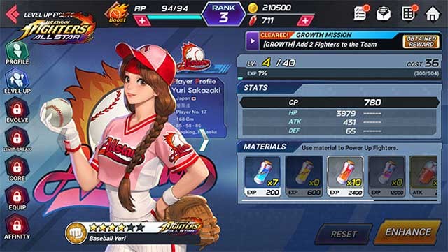 Mỗi nhân vật sẽ có tổng cộng 4 kỹ năng - 3 kỹ năng thông thường và một kỹ năng tối thượng