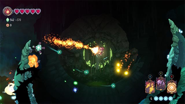 Thế mạnh của game The Knight Witch nằm ở đồ họa vẽ tay sống động và đầy màu sắc