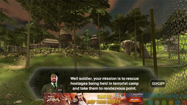 Nhận nhiệm vụ chiến đấu