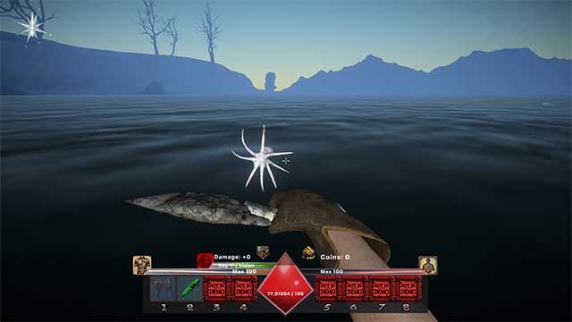 Thu thập tài nguyên và chế tạo vũ khí từ các thành phần có sẵn