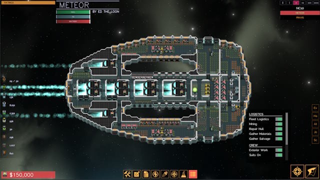 The Last Starship là game chiến thuật xây dựng tàu vũ trụ