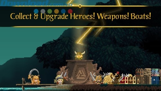 Thu thập anh hùng, vũ khí